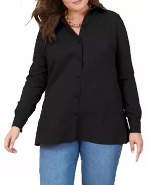 Выкройка: блуза-рубашка № 295 plus size арт. ВКК-4950-1-ВП1604