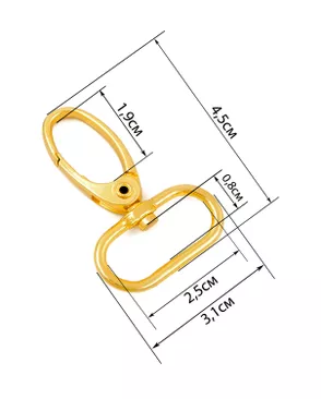 Карабин ш.2,5см (12шт) арт. КА-73-4-38049.003 Карабин ш.2,5см (12шт) арт. КА-73-4-38049.003