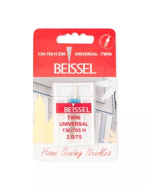 Иглы двойные Beissel №2.0/75 (универсальные) арт. ИБ-39-1-39201 Иглы двойные Beissel №2.0/75 (универсальные) арт. ИБ-39-1-39201