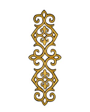 Аппликация термо р.6,5x20 см (в упаковке 12 шт.) арт. АДУ-44-1-30185.001