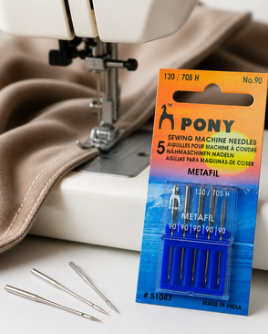 51047 Иглы машинные для металлизированных и вискозных нитей № 90, 5 шт PONY арт. АРС-34052-1-АРС0001197151 51047 Иглы машинные для металлизированных и вискозных нитей № 90, 5 шт PONY арт. АРС-34052-1-АРС0001197151