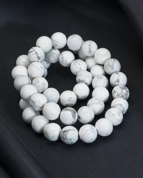 Бусины Кахолонг, круглые, 8мм, на нитке 38см, Astra&Craft арт. АРС-67268-1-АРС0001316277