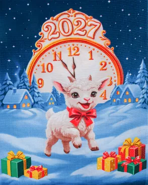 Козочка 2027 (Полотно вафельное 50 см) арт. ПВ50-560-1-0989.176 Козочка 2027 (Полотно вафельное 50 см) арт. ПВ50-560-1-0989.176