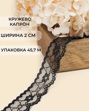 Кружево капрон ш.2см 45,7м арт. КК-257-1-47730.001 Кружево капрон ш.2см 45,7м арт. КК-257-1-47730.001