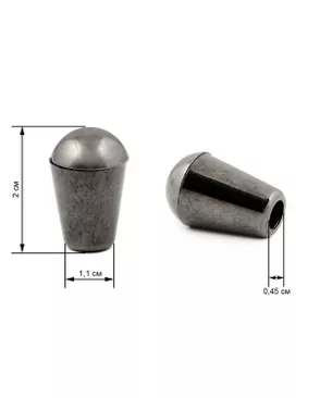 Наконечник с крышкой р.1,1х2см (пластик) 100шт. арт. НП-8-3-30968.002 Наконечник с крышкой р.1,1х2см (пластик) 100шт. арт. НП-8-3-30968.002