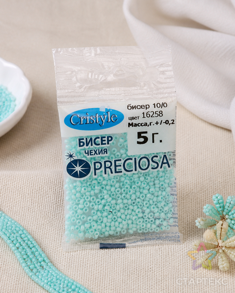 Бисер 10/0, упак./5 гр., Preciosa (16258) арт. АРС-42371-1-АРС0001275273 - рис. 2