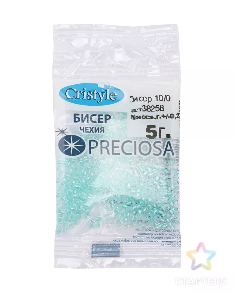 Бисер 10/0, упак./5 гр., Preciosa (38258) арт. АРС-42378-1-АРС0001275324 - рис. 3