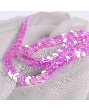 Пайетки на нитях ш.0,6см Cream Colour цв.0089 амарантовый розовый (73.12м) арт. МГ-2835-1-МГ0214743