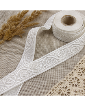 Тесьма жаккард TRJ-37 ш.2,2 см 10м арт. ГММ-685-3-ГММ0039565