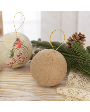 Заготовки для декорирования "Love2art" PAM-022 "шар" папье-маше д.10 см арт. ГММ-3353-1-ГММ0078603