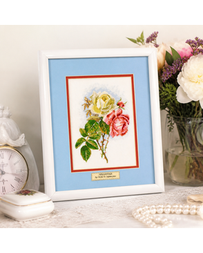 Вышитая картина "Садовая роза" арт. ГЕЛ-6551-1-ГЕЛ0132908