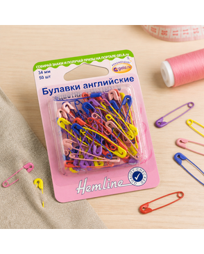 Булавки английские цветные арт. ГЕЛ-8917-1-ГЕЛ0086896