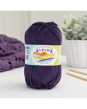 Пряжа ALPINA "ANABEL" 100% мерсеризованный хлопок 10 х 50 г 120 м ± 6 м арт. ГММ-101247-15-ГММ014087956712