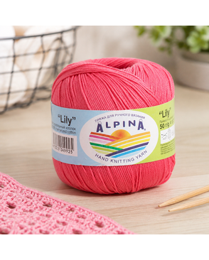 Пряжа ALPINA "LILY" 100% мерсеризованный хлопок 10 х 50 г 175 м ± 5 м арт. ГММ-101431-17-ГММ019237199162