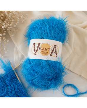 Пряжа VISANTIA "TRAFKA SALUT" 80% полиэстер, 20% люрекс 5 х 200 г 90 м ± 4 м арт. ГММ-102058-6-ГММ021426605852