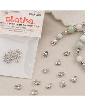 "Zlatka" Зажим для узла FMK-J01 4 мм 5 х 10 шт арт. ГММ-116247-1-ГММ114645202614