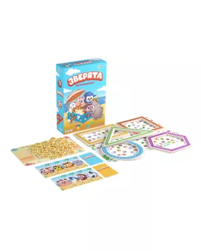 Игра настольная "Эврикус" "Зверята" BG-17073 арт. ГММ-112153-1-ГММ076827621204