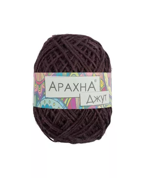 Пряжа "ARACHNA" "Jute" 100% джут 5 х 100 г ± 10 г 90 м ± 5 м арт. ГММ-8885-3-ГММ0029138