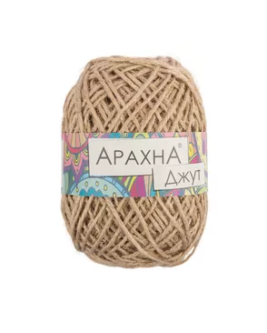 Пряжа "ARACHNA" "Jute" 100% джут 5 х 100 г ± 10 г 90 м ± 5 м арт. ГММ-8885-8-ГММ0065908
