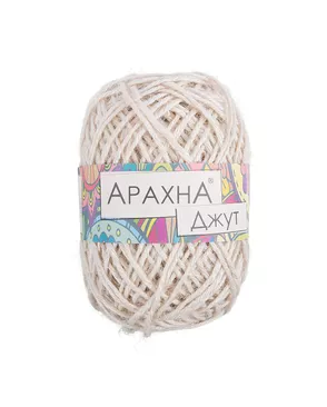 Пряжа "ARACHNA" "Jute" 100% джут 5 х 100 г ± 10 г 90 м ± 5 м арт. ГММ-8885-15-ГММ0053256