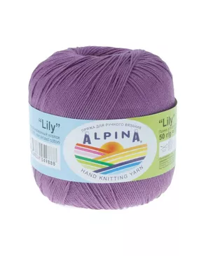 Пряжа ALPINA "LILY" 100% мерсеризованный хлопок 10 х 50 г 175 м ± 5 м арт. ГММ-101431-5-ГММ019237197572