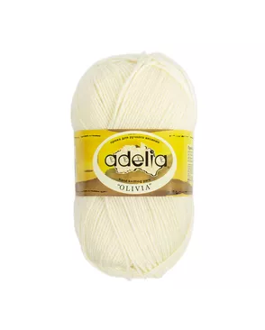 Пряжа ADELIA "OLIVIA" 60% акрил, 40% шерсть 5 х 100 г 250 м ± 10 м арт. ГММ-101667-5-ГММ006286915142
