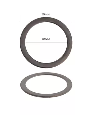 Кольцо металл 2C1071.3 ш.4см арт. МГ-13770-1-МГ0739636