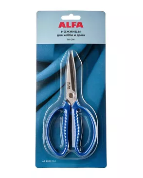 Ножницы для хобби и дома, 18 см ALFA арт. СВКТ-6589-1-СВКТ0270907