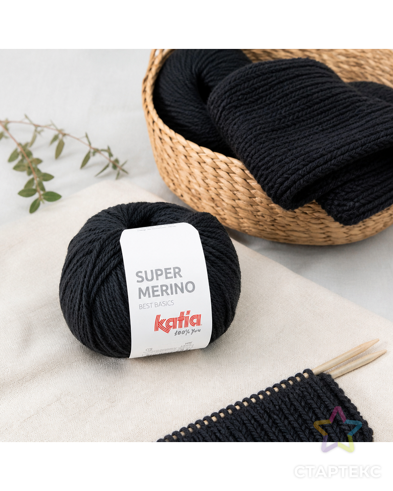 Пряжа Super Merino, 50% шерсть, 50% акрил, 100 г, 125 м арт. ГЕЛ-32554-1-ГЕЛ0162396 - рис. 2