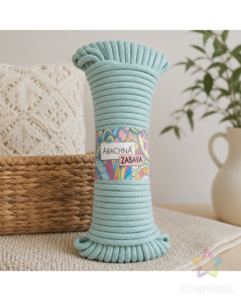 Пряжа ARACHNA "ZABAVA" 51% хлопок, 49% полиэстер 3 шт. х 330 г 25 м арт. ГММ-112316-3-ГММ094030022644 - рис. 3