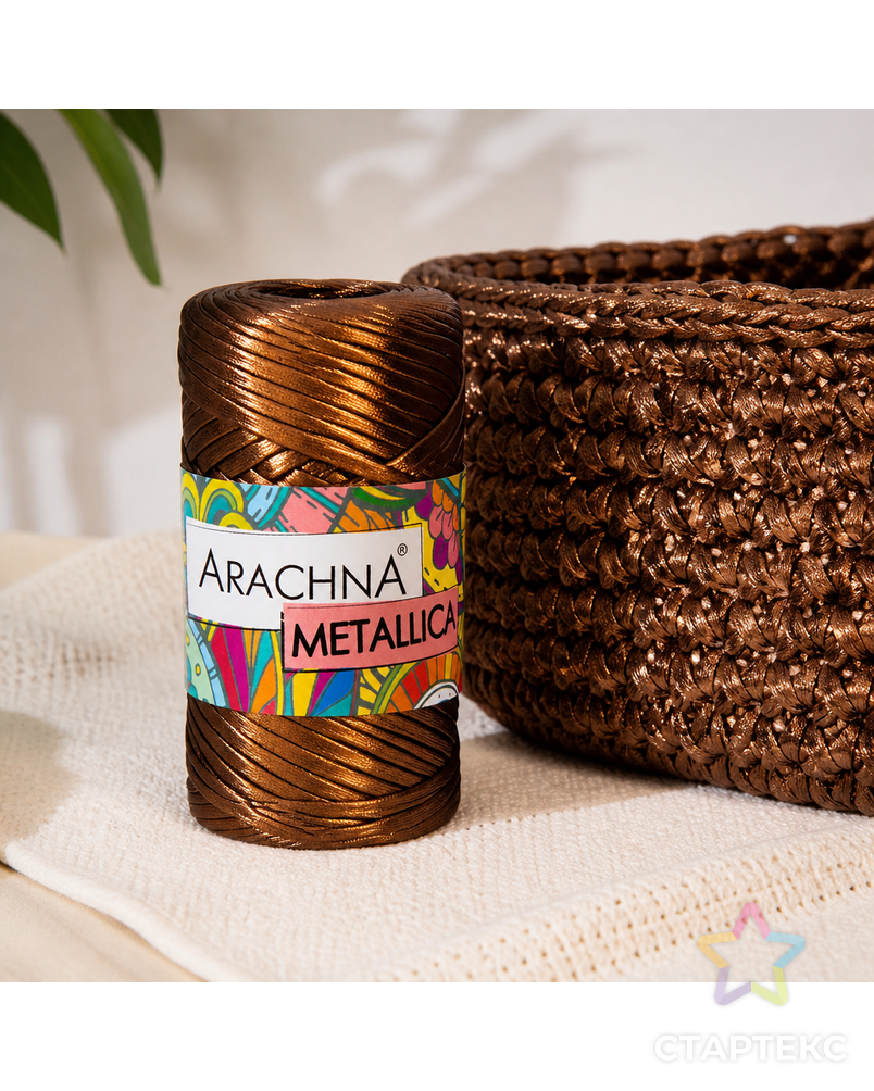 Пряжа ARACHNA "METALLICA" 100% полиэстер 4 шт. х 115 г 50 м арт. ГММ-112319-3-ГММ094029794104 - рис. 3
