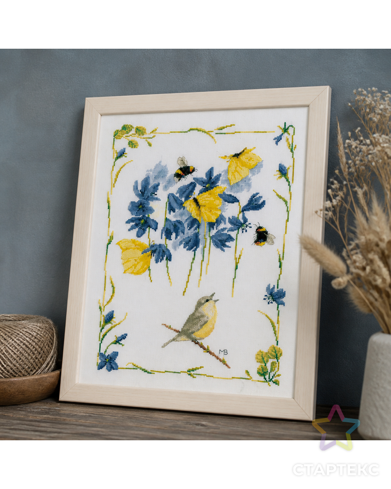 Набор для вышивания "Chirping chiffchaff" арт. ГЕЛ-32626-1-ГЕЛ0184590 - рис. 2
