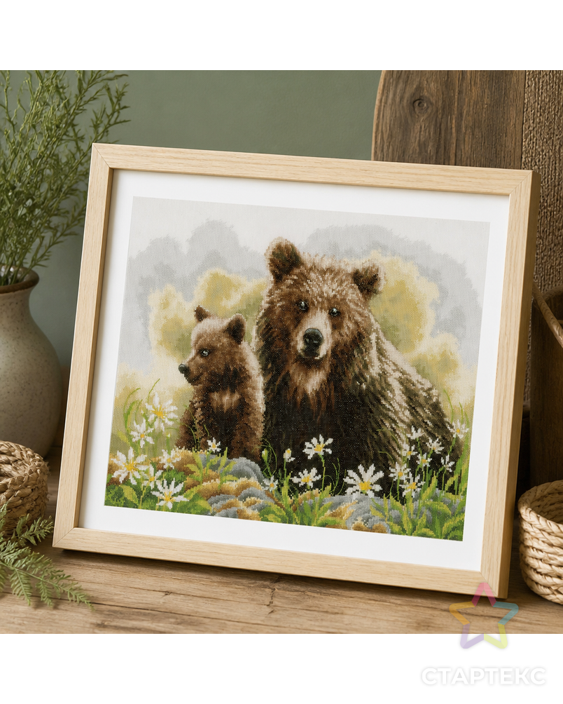 Набор для вышивания "Bears in the woods" арт. ГЕЛ-32627-1-ГЕЛ0184589 - рис. 2