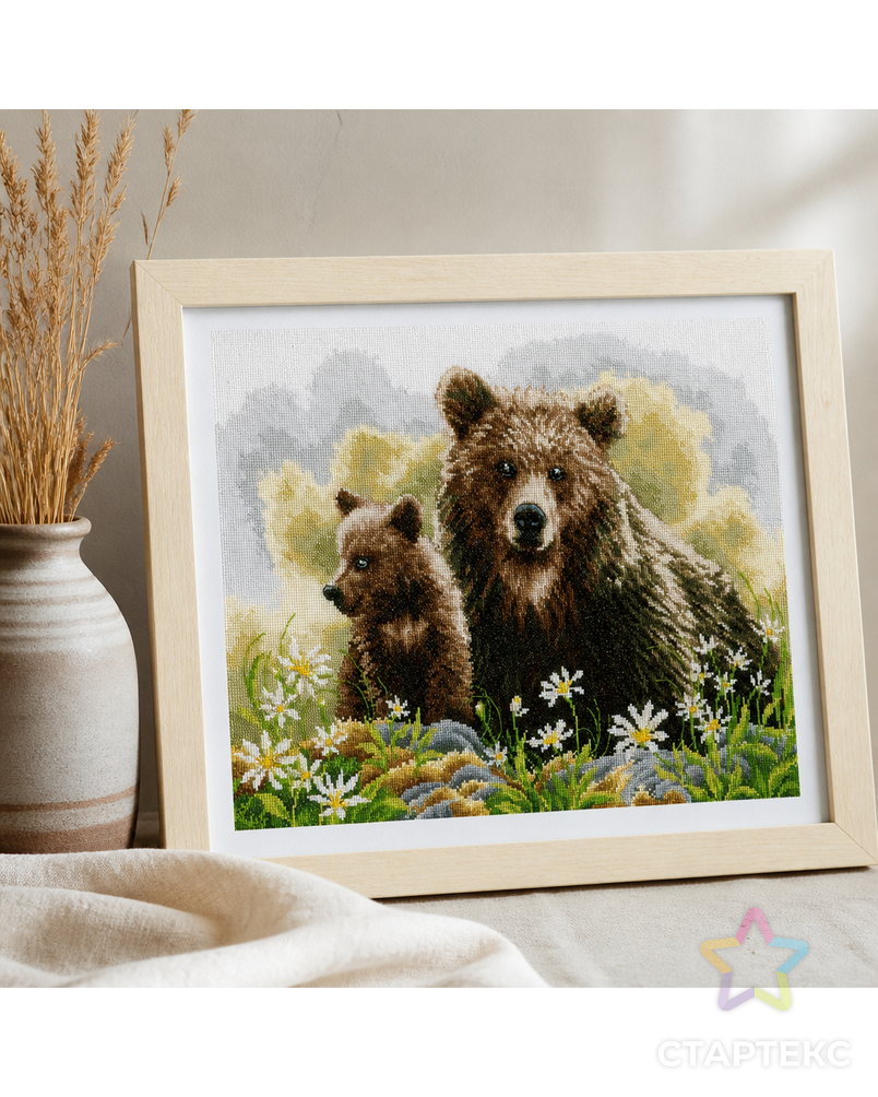 Набор для вышивания "Bears in the woods" арт. ГЕЛ-32627-1-ГЕЛ0184589 - рис. 3