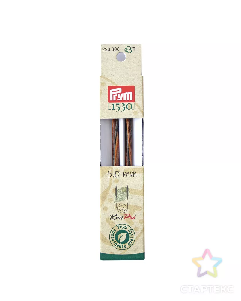 Спицы PRYM 223306 съемные длинные "Natural" береза d 5.0 мм 11.6 см 2 шт арт. ГММ-112284-1-ГММ095473843294 - рис. 4
