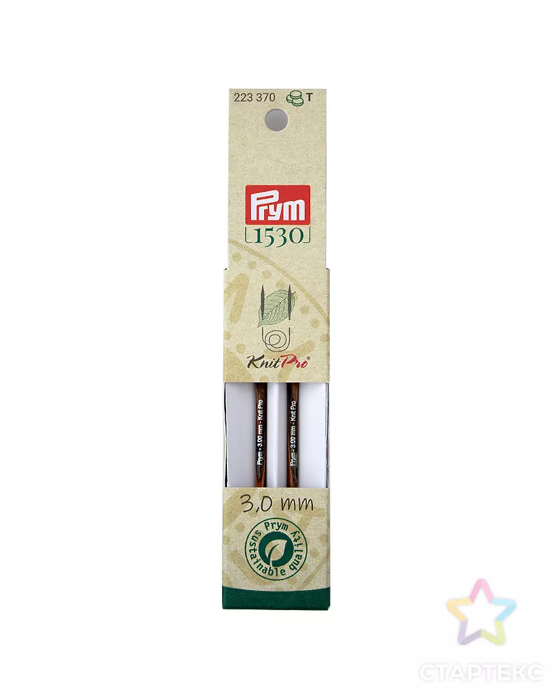 Спицы PRYM 223370 съемные короткие "Natural" береза d 3.0 мм 8.7 см 2 шт арт. ГММ-112285-1-ГММ095473858254 - рис. 4